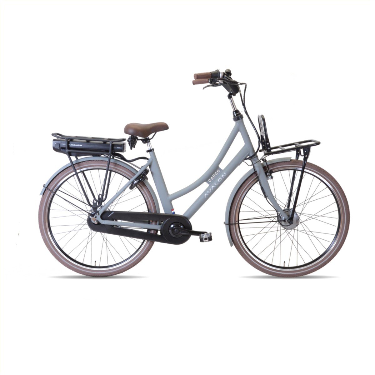 AVALON E-Cargo N7 D56cm. Grijs Mat Dames Matgrijs 56cm